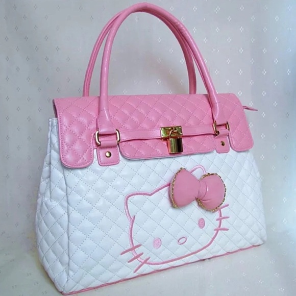 Hello Kitty Handbags - New Hello Kitty Tote Handbag (small flaw see pic)